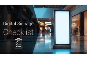 Checkliste Digital Signage Projekt 